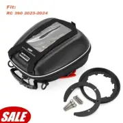 For RC 390 2023-2024 Fuel GasTank Bag w/Tanklock Ring Fitting Flange Detachable