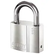 Abloy Keyed Padlock,1 in,Rectangle,Silver PL330/25B-KD Abloy PL330/25B-KD