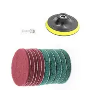 Tool Drill Brush Kit Cleaning 11pcs/set Scrub Kitchen Tiles Shower Wash
