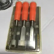 Buck Bros. 3 Piece Wood Chisel Set 40601-New Open Box