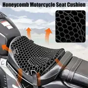 Motorcycle Seat Cushion Cover Shock Absorption 3D Honeycomb Mesh Motorbike pamNq