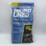 Electrolux Vacuum Cleaner Bags by Micro Lined-Anti-Bacterial 2-ply Filter-12 Pak