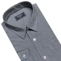 在飛比找ETMall東森購物網優惠-[MURANO]SLIM FIT 長袖襯衫-千鳥格紋 (M~