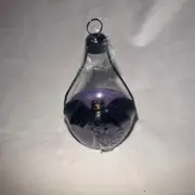 Fun novelty Halloween bat cauldron hanging candle