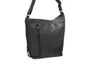 Milleni - NL9801 Leather Cross-Body - Black