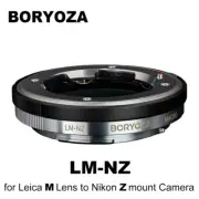 BORYOZA LM-NZ LM-Z Lens Mount Adapter Trap Focus Leica M Lens to Nikon Z Cameras