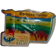 Barossa Valley - Sydney 2000 Olympic Torch Relay Pin Badge Vintage Collectable