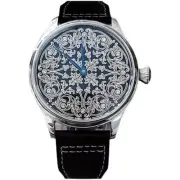 Pilot Mechanical 44mm Hand Winding Men’s Watch Sapphire Glass Decorated Dial