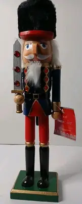 Macy's Holiday Lane ☆ British Soldier King 15" Nutcracker ☆ Christmas Decor