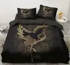 3D Golden Crane ZHUA1183 Bed Pillowcases Quilt Duvet Cover Set Queen King Zoe