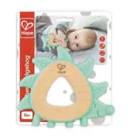 Hape Teether Hedgehog 0 Months+ Green/brown NEW