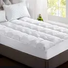 Single Mattress Topper, Pillowtop Toppers Washable Hypoallergenic Underlay Mat P