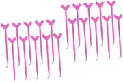 Minkissy 2sets Perm Tool Eyelash Separator Brush Comb for Women Girls Lash Comb 10pcs*2