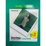 FUJIFILM INSTAX SQUARE拍立得 方形底片拍立得底片 空白底片 單捲10張裸裝 2026.02