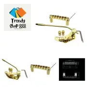 Guitar Bridge Stop Bar Tailpiece Tremolo TM85 and GM005 Tune-O-Matic Roller S...