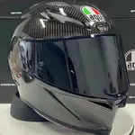 AGV PISTA 亮黑 機車安全帽 全罩安全帽 全覆式安全帽 機車盔 賽道頭盔 鏡片尾翼通用 附耳機槽 AGV全盔