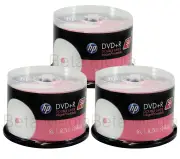 150 x HP 8.5GB DVD+R DL Dual layer 8X - Full Hub Printable DVD