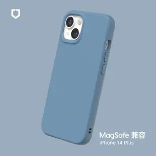 【RHINOSHIELD 犀牛盾】iPhone 14 Plus 6.7吋 SolidSuit MagSafe兼容 超強磁吸手機保護殼(經典防摔背蓋殼)