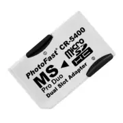 Dual Micro SD TF To Memory Stick MS Pro Duo PSP Card 2 Slot Adapter Converter y