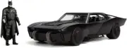 BATMOBILE W/ LIGHTS AND DIECAST FIGURINE 1/18 scale DIECAST CAR JADA TOYS 32504