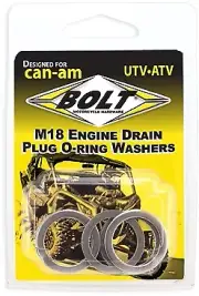 Bolt MC Hardware Engine Drain Plug Washer - M18x24 - Aluminium - CAN-ALM18
