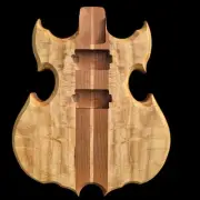 Alembic Style Custom Guitar Body 1 of a Kind Handmade Primavera/Alder Luthier