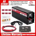 Car Inverter 2000W/4000W 12V-240V Pure Sine Wave Remote Control USB Camping AU
