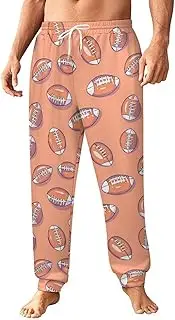 [Generic] Men's Sweatpants, American Football Pattern-3, Polyester Joggers, Sweatpants Jogging Pants for Workout Running