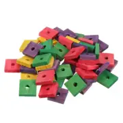 Parrot Toy Parakeets Chewing Toys Wooden Bird Bite Block