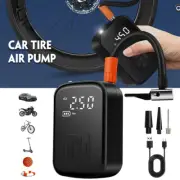 Car Tyre Inflator Cordless Digital Rechargeable Tire Air Compressor Pump 150 PSI