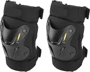 1 Pair Elbow Pads, Breathable Padded Elbow Sleeve Elbow Support with Adjustable Straps for Kids/Adult, Reflective Detachable Outdoor Protective Gear for Biking, Scooter, Skating