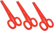3pcs Giant Clown Scissors Plastic Fake Scissors for Halloween and Circus Parties Decorative Costume Accessories for Stage Performance and Cosplay Events