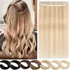 Clip In THICK One Piece Russian Remy Human Hair Extensions 3/4 Full Head Blonde