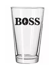 Bruce Springsteen "Boss"- Rock and Roll - 16 oz Pint Pub Beer Glass Tumbler Tea