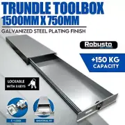 Under Tray Tool Box Trundle Drawer 1500 mm UTE Drawer Dual Extra Cab Toolbox FS