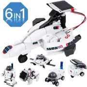 6in1 Educational Solar Space Robot Kits, STEM Science Toy for Kids Age 8 and Up