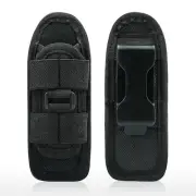 Tactical Flashlight Holster Pouch for Duty Belt Carry Case Compact Light Holder