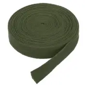 3/4"(2cm) 10 Yards Cotton Twill Tape Cotton Ribbons Bias Binding Tape Deep Green