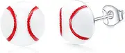 [LANWLOSI] Sports Earrings for Women Men Baseball/Football/Volleyball/Soccer/Softball/Rugby Earrings Enamel Stud Charm Earrings Jewelry Accessories Party Favors Gifts for Sports Fan Sport Lovers