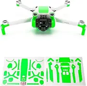 WRAPGRADE Skin Stickers Compatible with DJI Mini 3 | Accent Color (NEON Green)