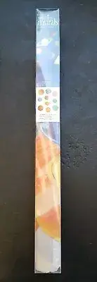 New Wallies Murals Wallpaper Cutouts Planets Sun Outer Space Kids' Room NIB