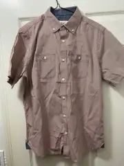 NWT Vintage Mens Marc Ecko Short Sleeve Button Down Shirt Size Small Trending