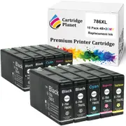 10 Pack (4BK,2C,2M,2Y) Compatible Ink for Epson 786XL for Epson Workforce Pro WF-4630 Workforce Pro WF-4640
