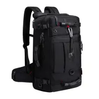 在飛比找momo購物網優惠-【KAKA】多功能旅行登山包 50L 密碼鎖背包 背包 雙肩