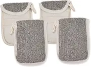 PENIKOKO 4Pcs Durable Soap Storage Pouch Exfoliating Foaming Mesh Bag for Shower for Travel and Daily Use Lightweight and Portable for All Bathing Needs