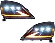 Upgrade Dynamic 3 Projector Lens Accessories Car Front Lamps Compatible For Lexus GX470 2003-2009 LED Auto Headlights Assembly