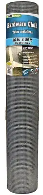 YardGard 308238B Galvanized Metal Hardware Cloth Fence, 1/4-In. Mesh, 23-Ga.,