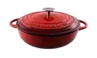 Pyrolux Pyrochef Cast Iron Chef Pan (Red) - 24cm