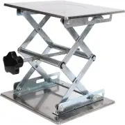 Lab Stand Table Lifter, Stainless Steel 8x8in, Multifaceted Usage,Easy Operat...