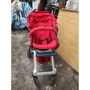 Orbit baby G2 紅色 座椅360度自由旋轉多功能嬰幼兒手推車 提籃+推車 嬰兒推車高景觀避震雙向可躺坐嬰兒車
